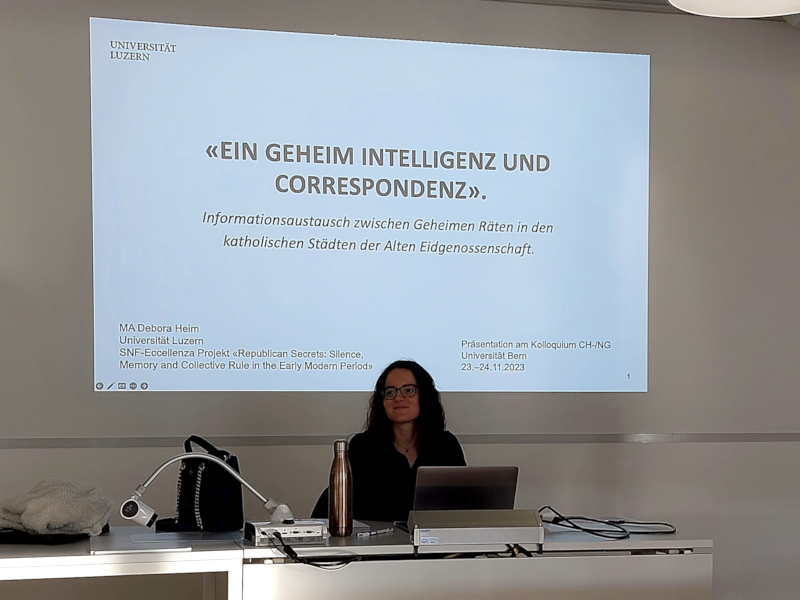 Presentation at the research colloquium in Bern